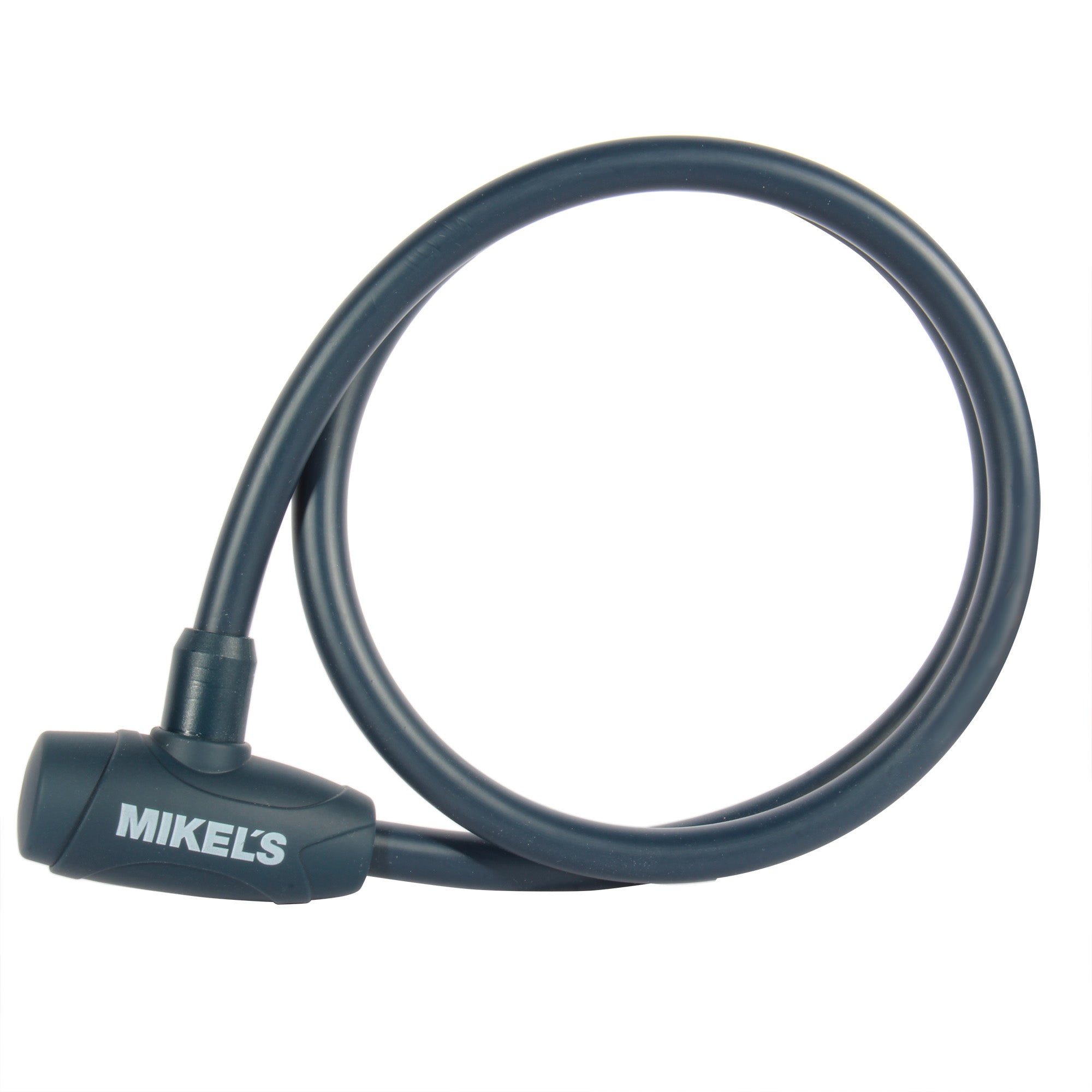 Cable candado con llaves, color azul marino (1 mt)