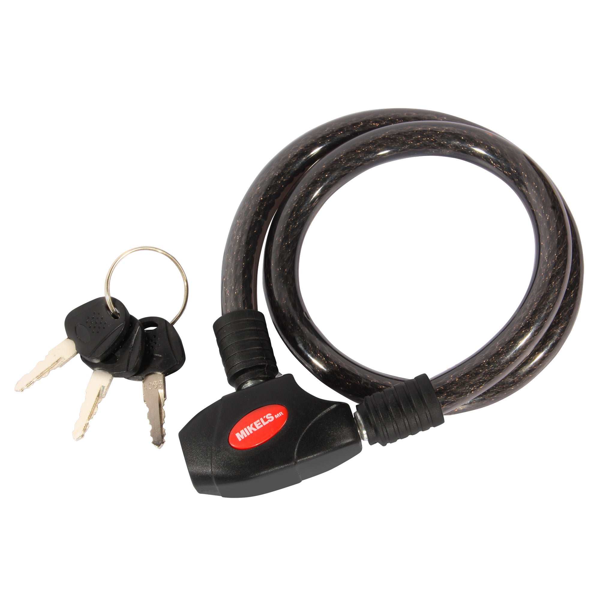 Cable candado con llaves (80 cms)