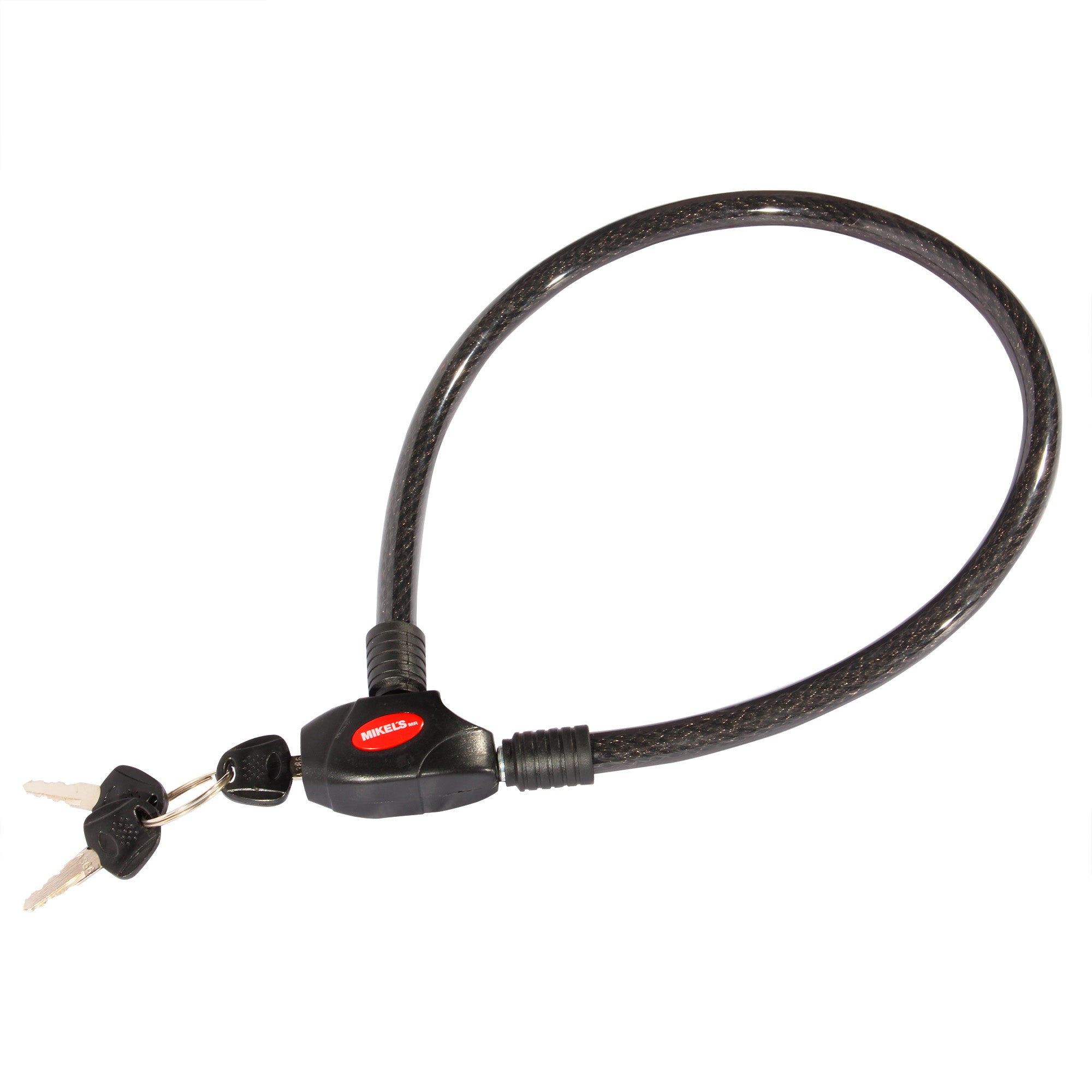 Cable candado con llaves (80 cms)