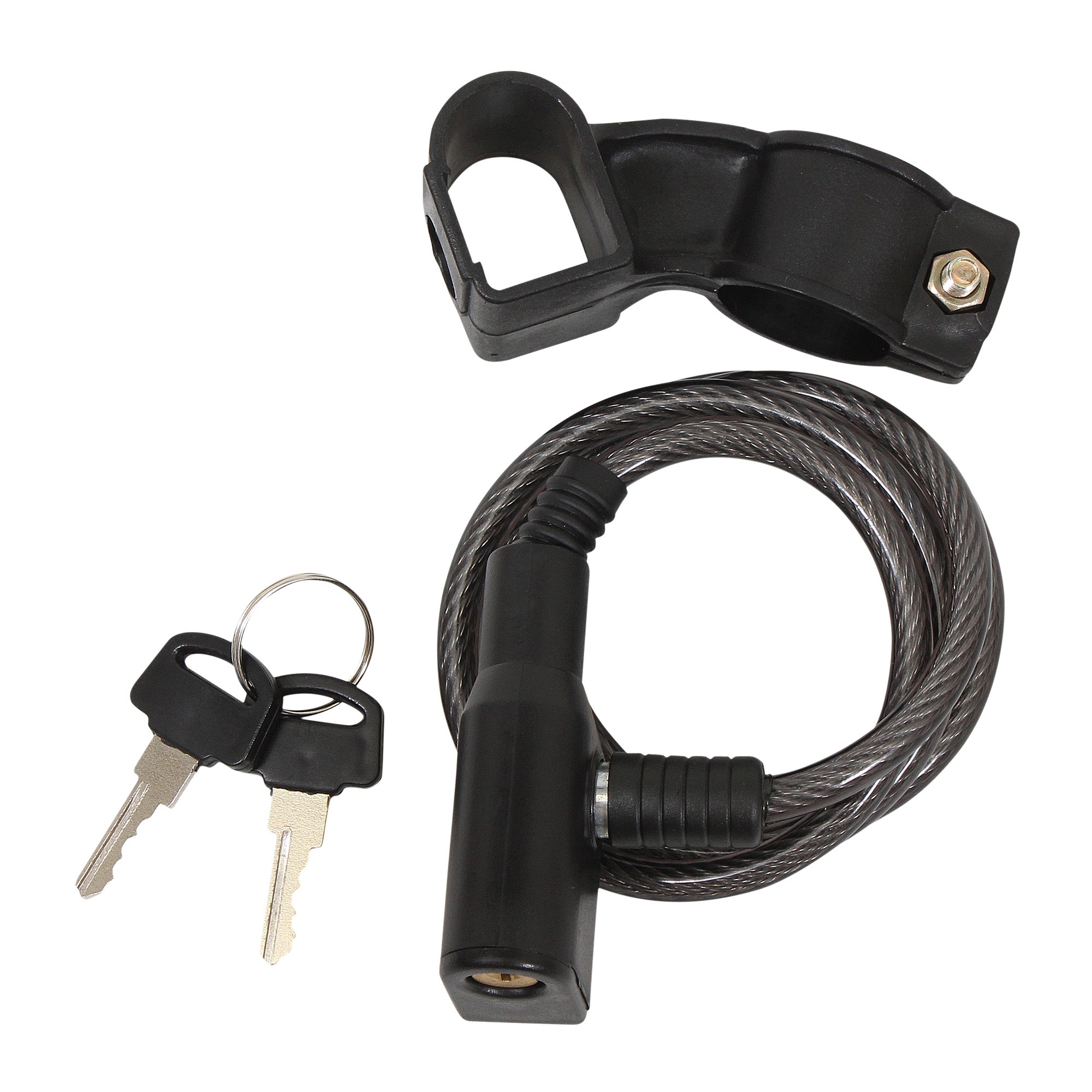 Cable candado flexible con llaves (90 cms)