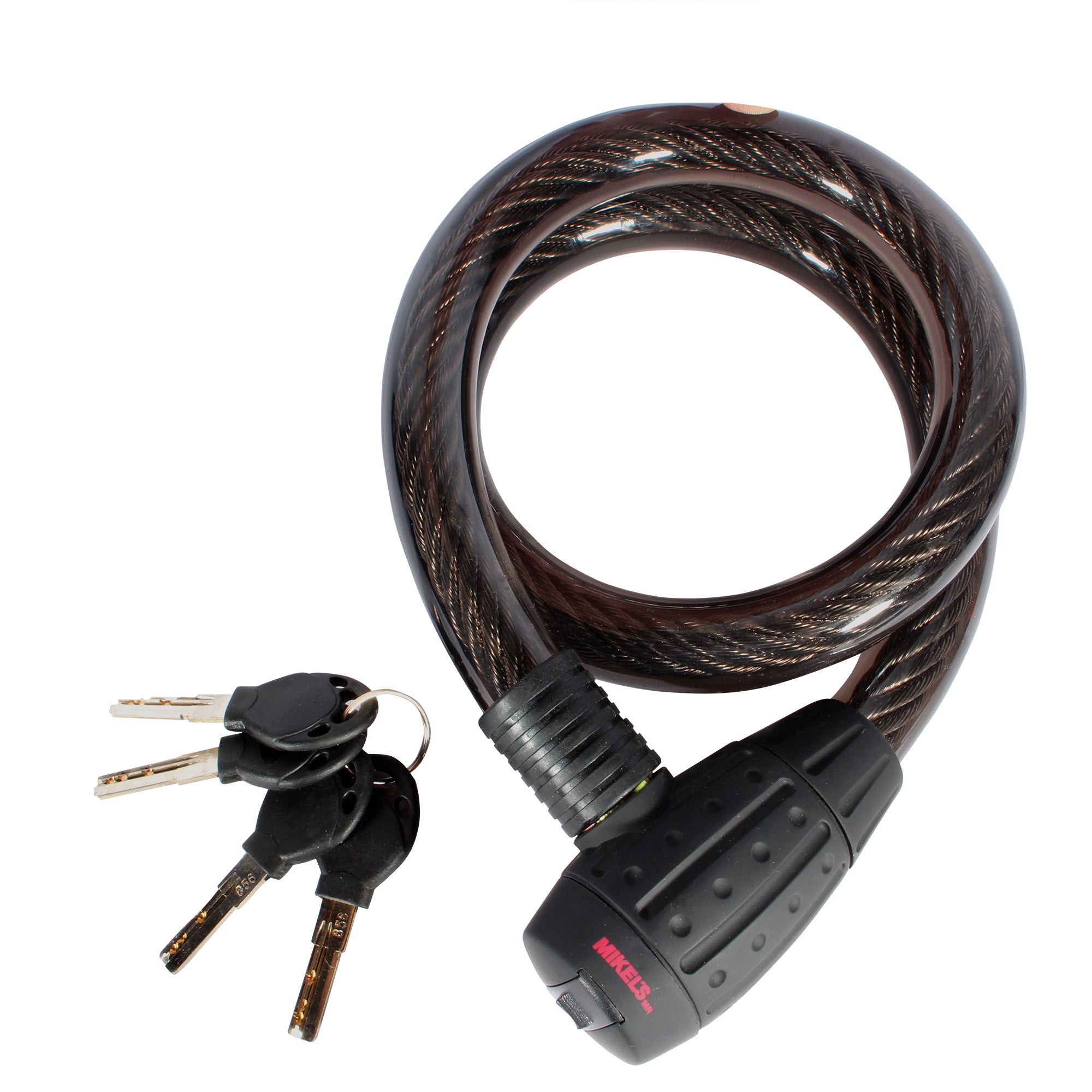 Cable candado flexible con llaves (1 mt)