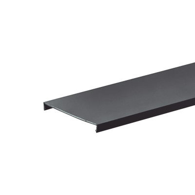 PANDUIT - Tapa para Canaleta Ranurada Tipo G, de 82.6 mm de Ancho, 1828.8 mm de Largo, Color Negro