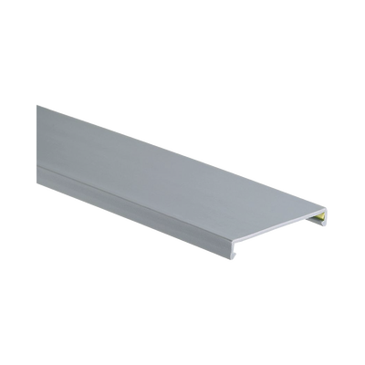 PANDUIT - Tapa para Canaleta Ranurada, de 3.25 in de Ancho,  1.38 m de Largo, Color Gris