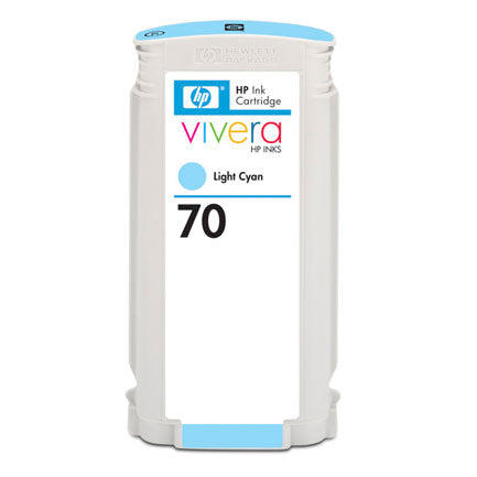 HEWLETT PACKARD - Tinta HP LF 70 Cyan Claro DesignJet Z2100 Z3100 130ML