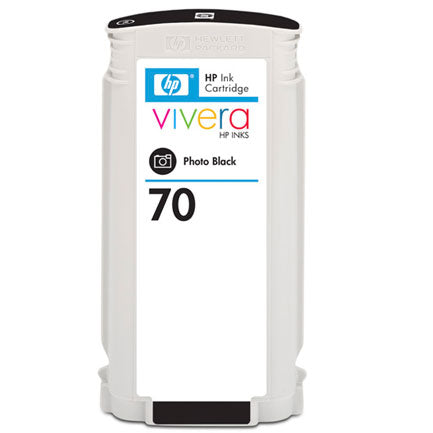 HEWLETT PACKARD - Tinta HP LF 70 Negro Foto DesignJet Z2100 Z3100 130ML