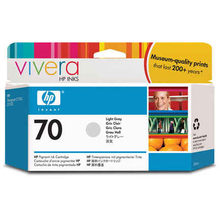 HEWLETT PACKARD - Tinta HP LF 70 Gris Claro DesignJet Z2100 Z3100 130ML