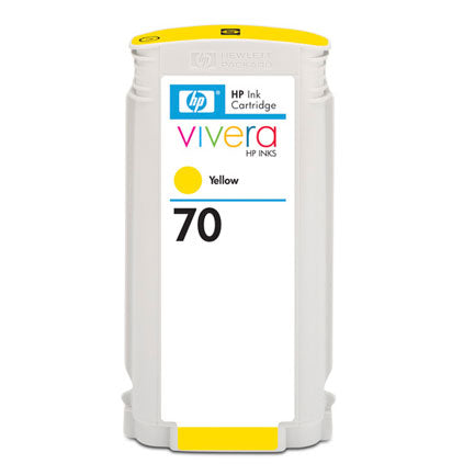 HEWLETT PACKARD - Tinta HP LF 70 Amarillo DesignJet Z2100 Z3100 130ML