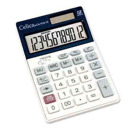 CELICA - CALCULADORA CELICA SEMI ESCRITORIO 12 DIGITOS SOL/BAT