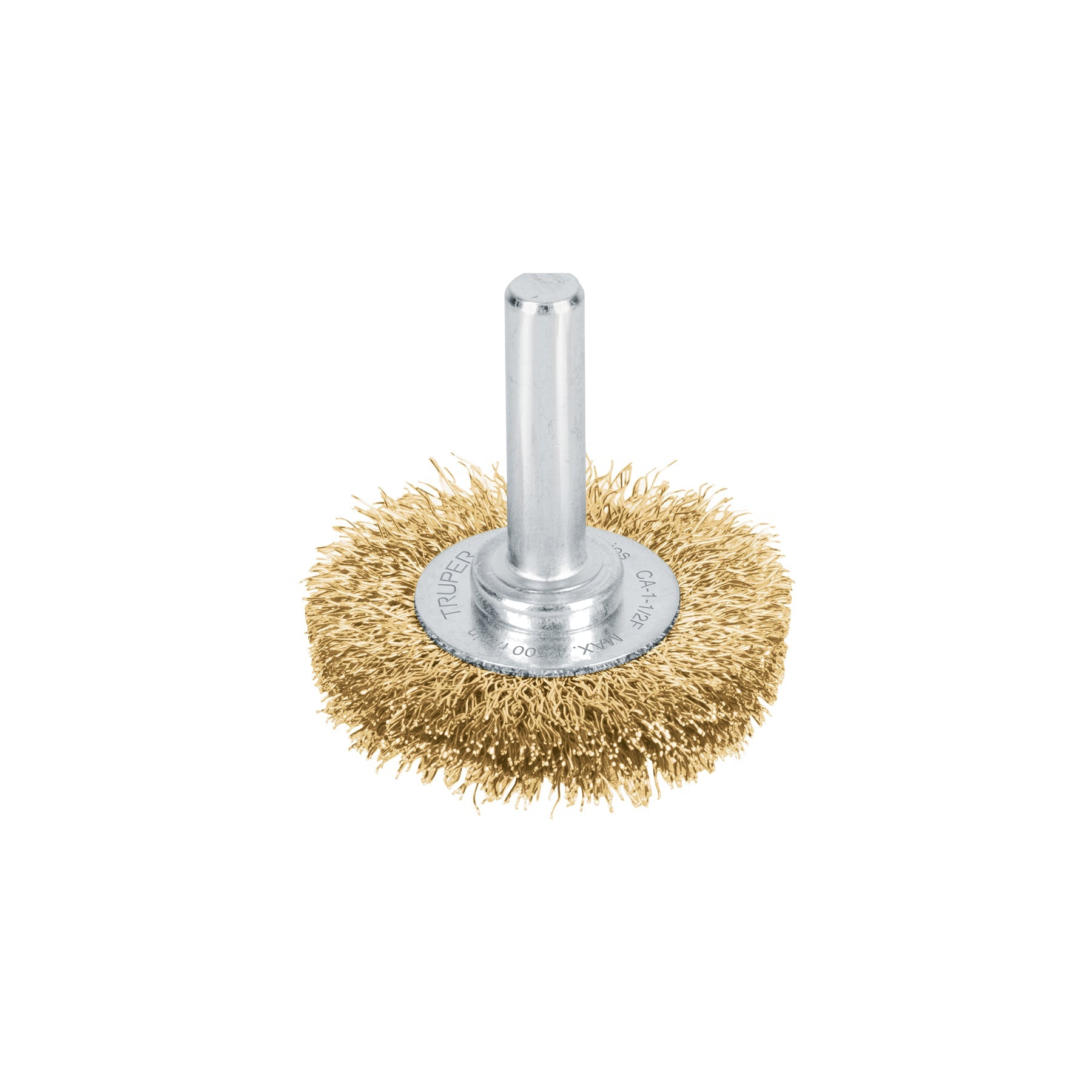 Carda circular 1-1/2' alambre fino para taladro, Truper