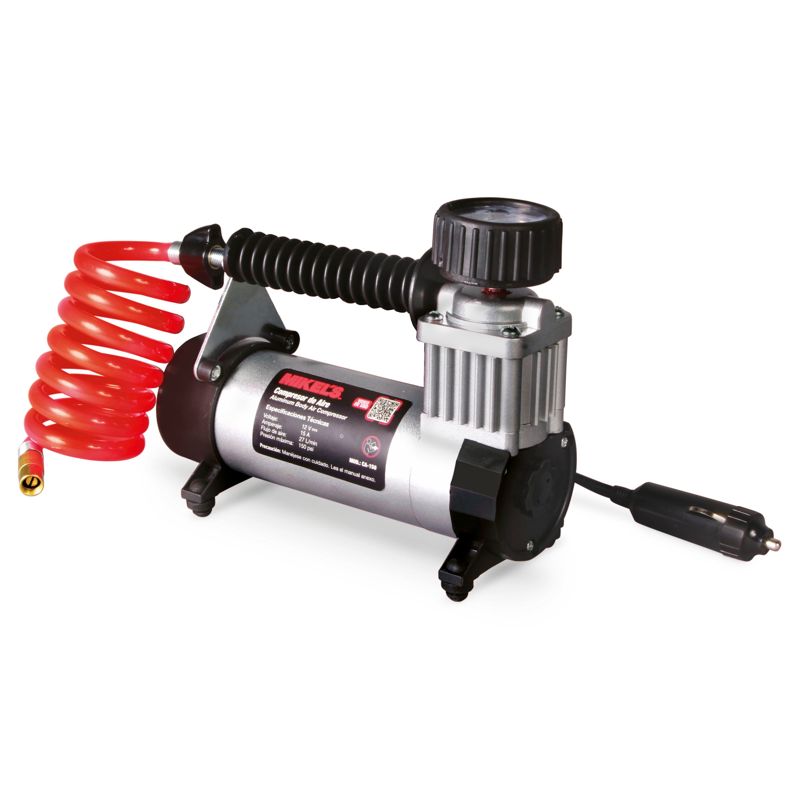 Compresor de aire, cuerpo de aluminio (150 PSI)