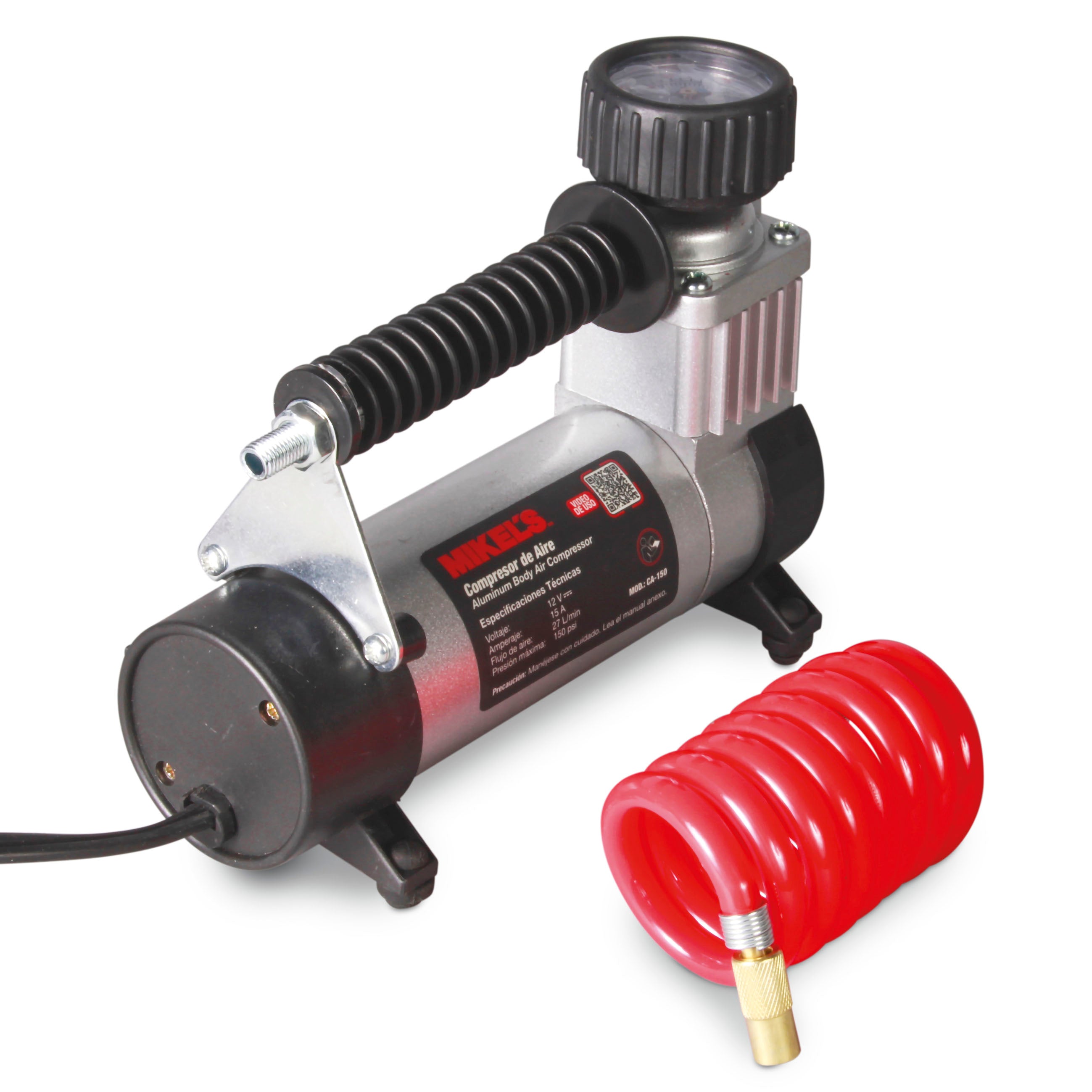 Compresor de aire, cuerpo de aluminio (150 PSI)