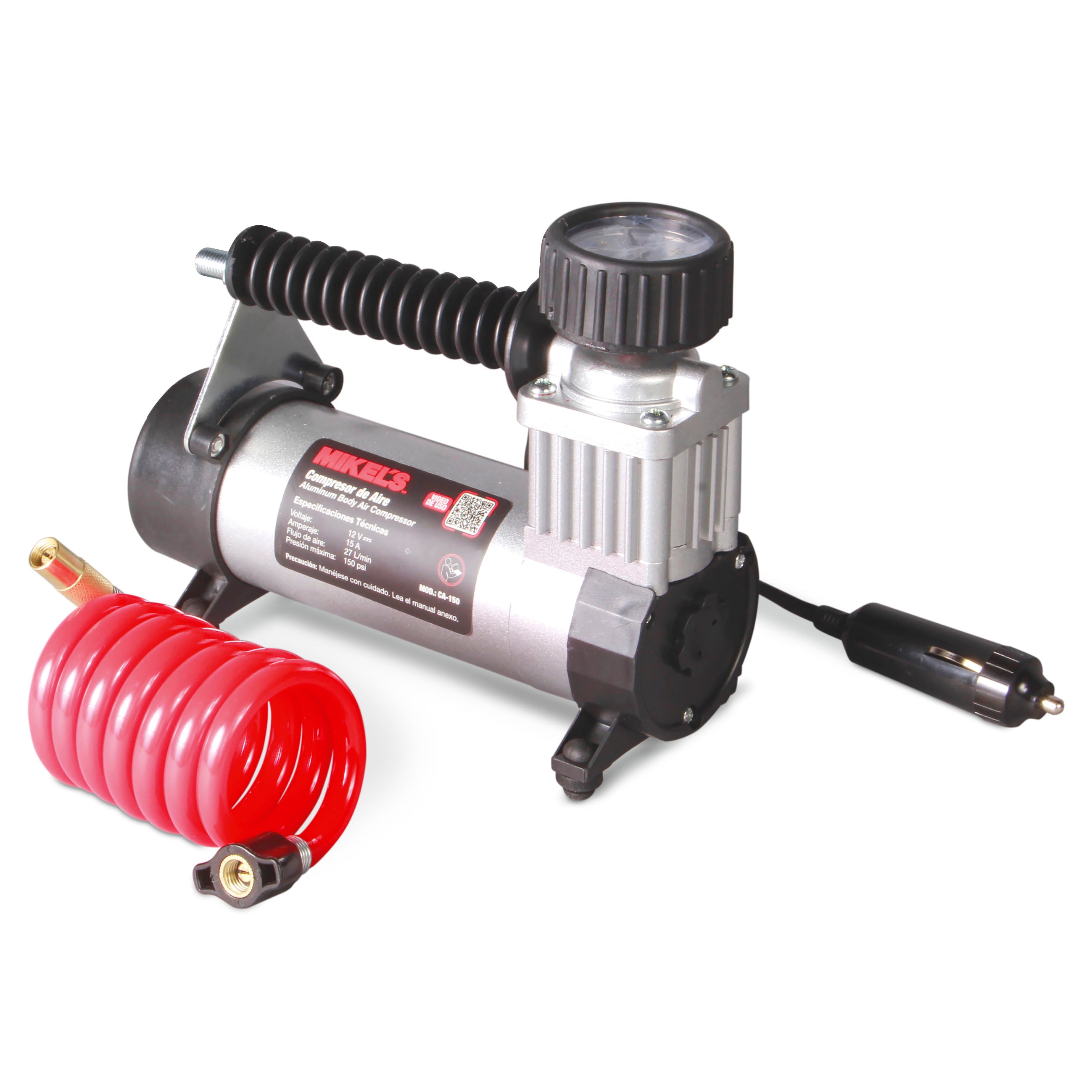 Compresor de aire, cuerpo de aluminio (150 PSI)