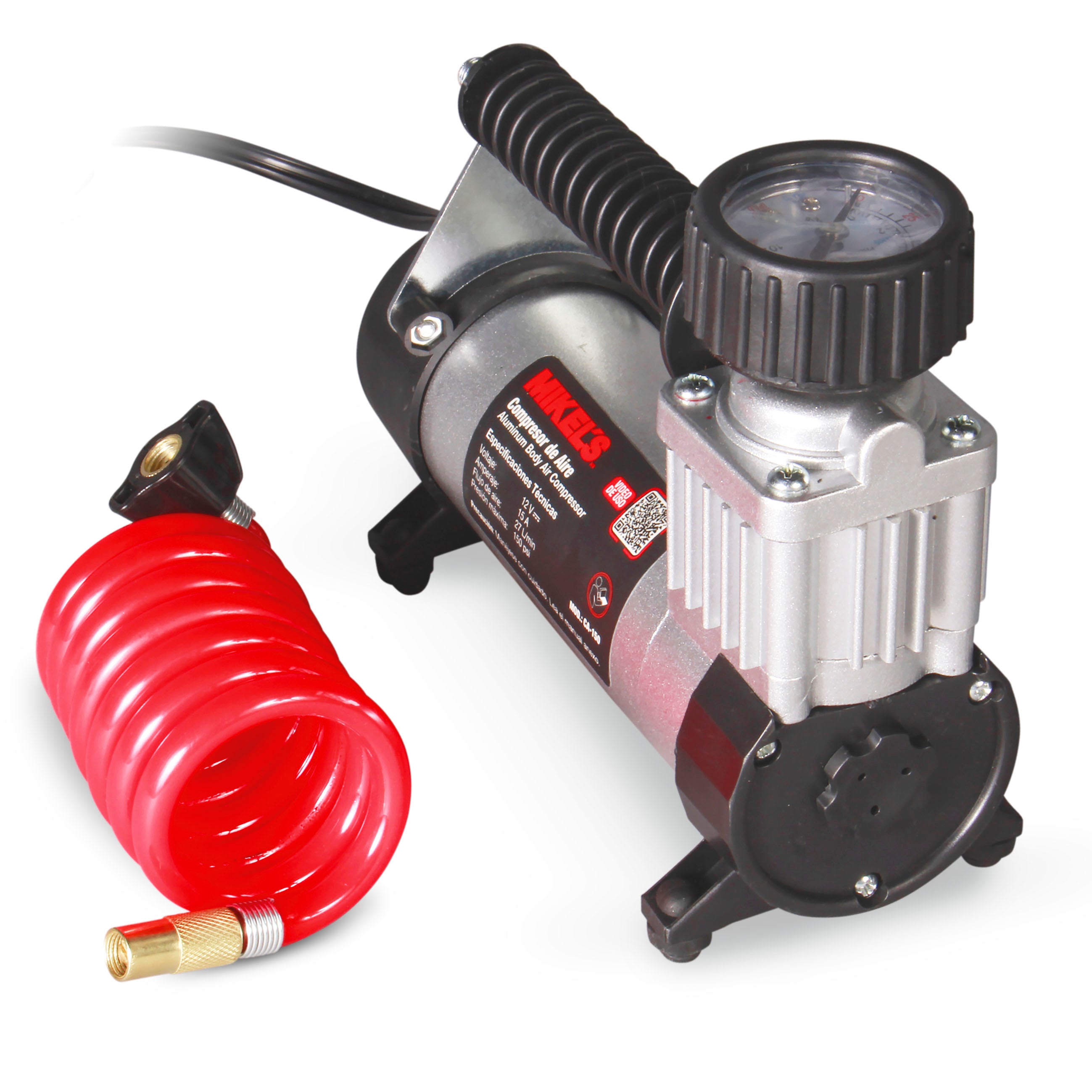 Compresor de aire, cuerpo de aluminio (150 PSI)