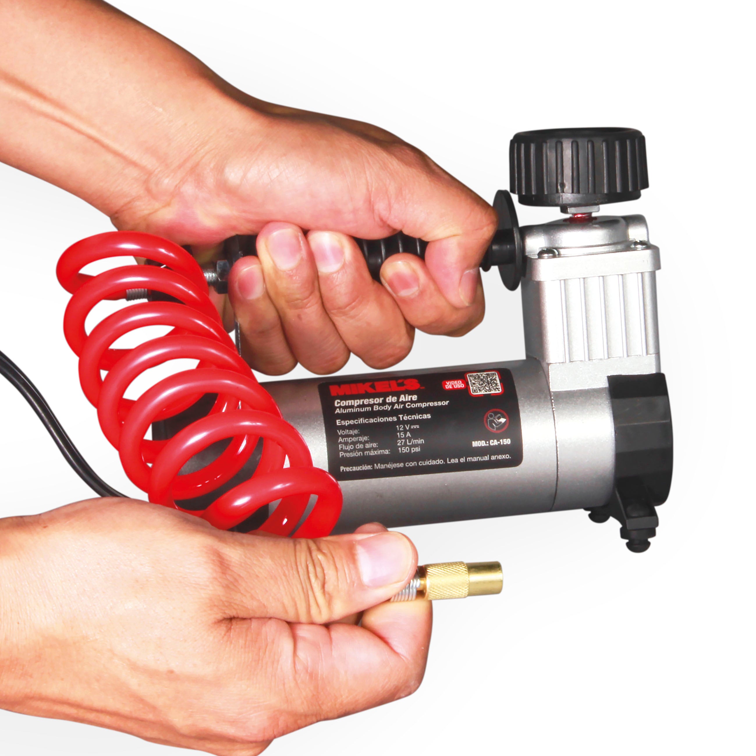 Compresor de aire, cuerpo de aluminio (150 PSI)
