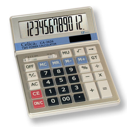 CELICA - CALCULADORA CELICA CA-2626 ESCRIT 12 DIGITOS DUAL