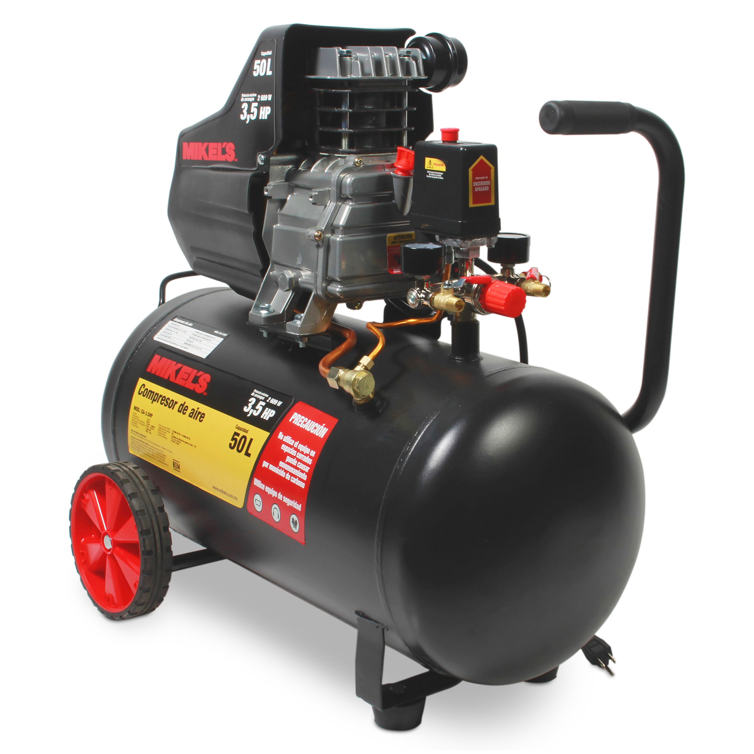 Compresor de aire 3.5 HP (50 lts)