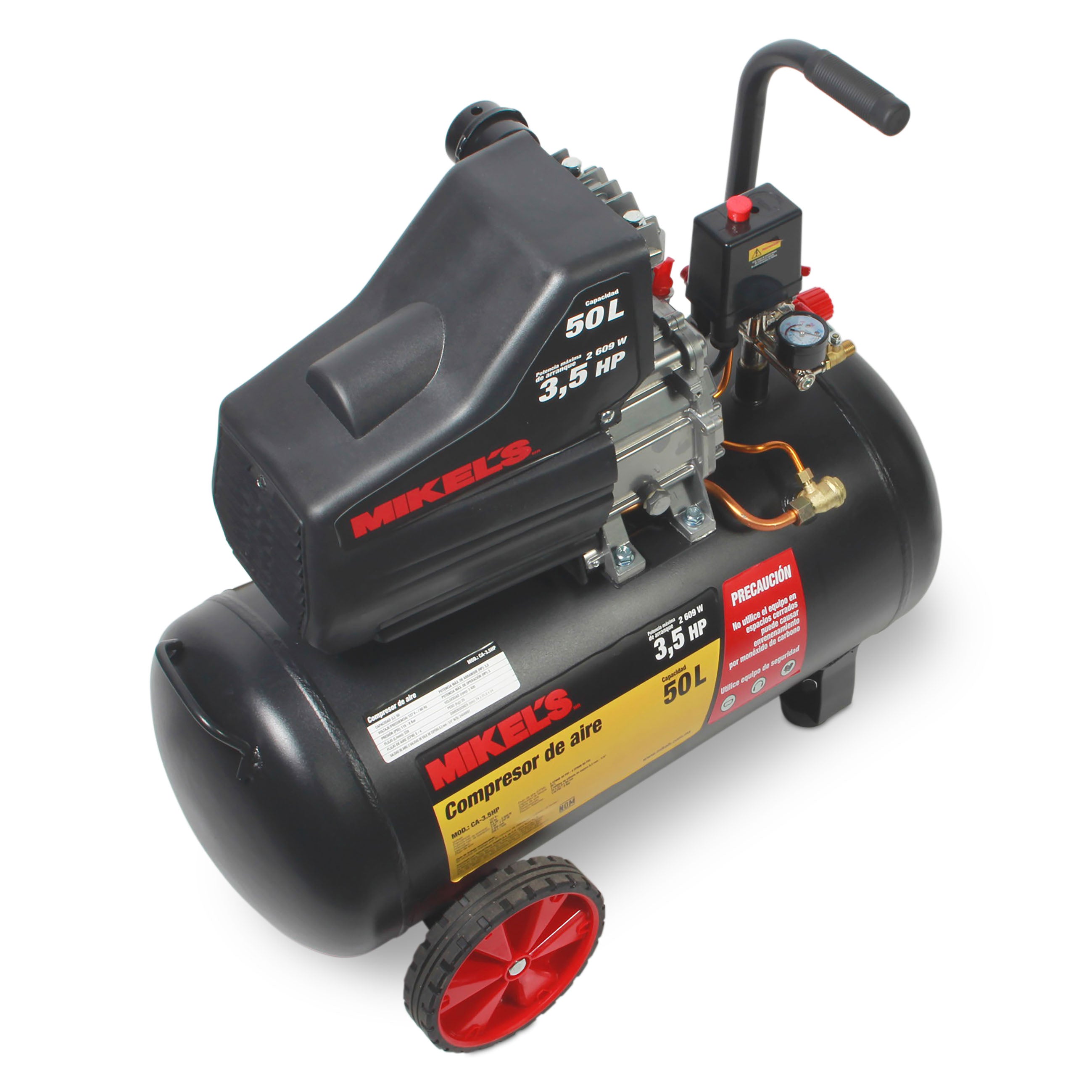 Compresor de aire 3.5 HP (50 lts)