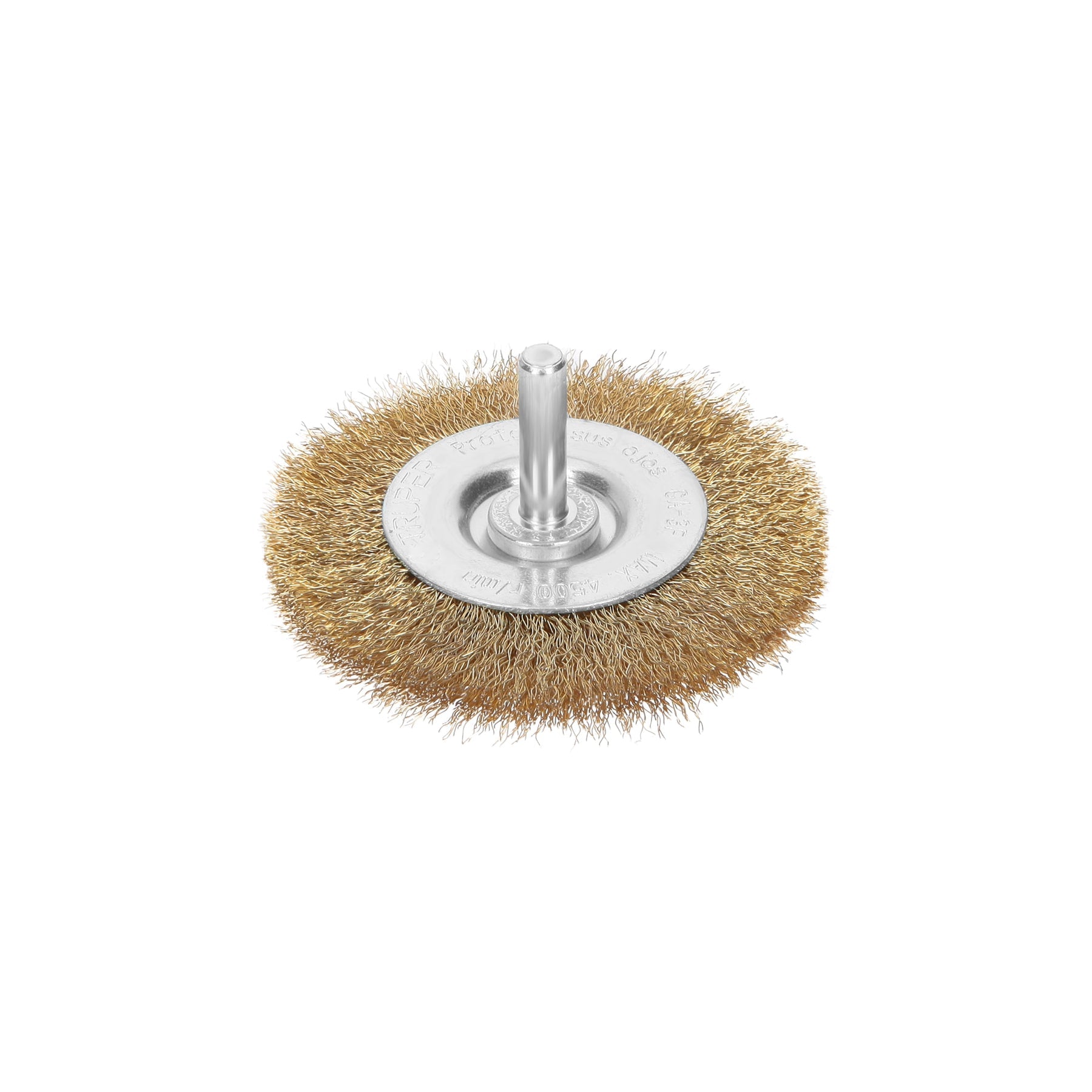 Carda circular 3' alambre fino para taladro, Truper