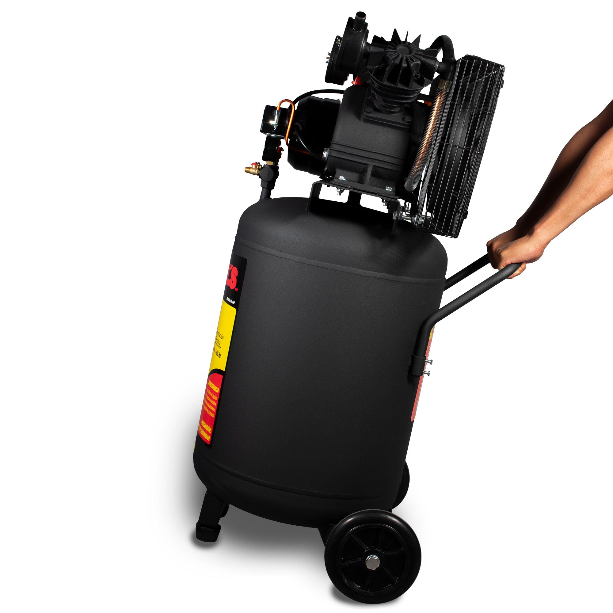 Compresor de aire vertical 4 HP (120 lts)
