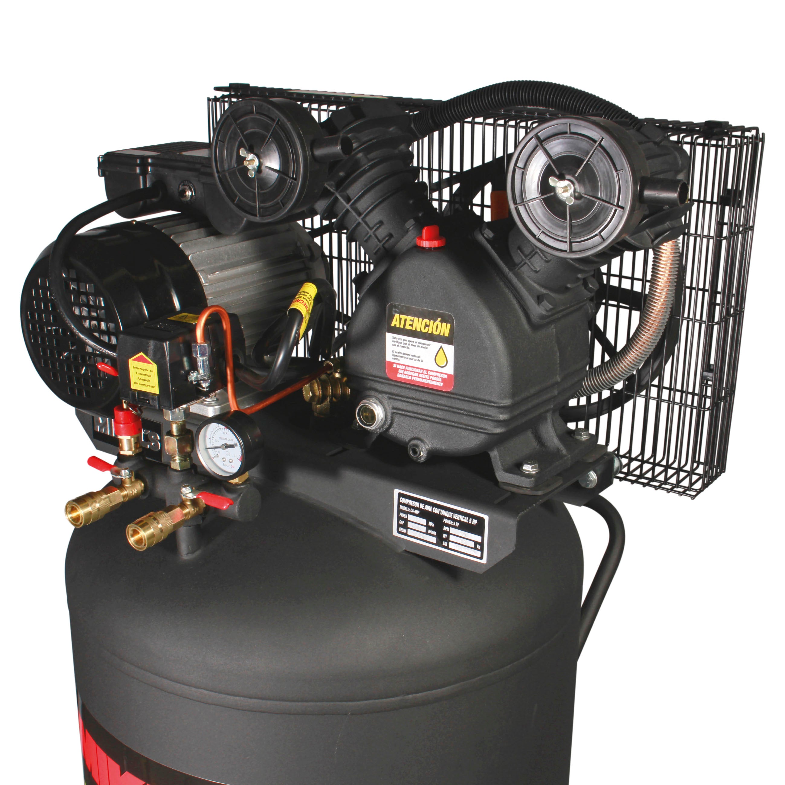 Compresor de aire 5 HP (190 lts)