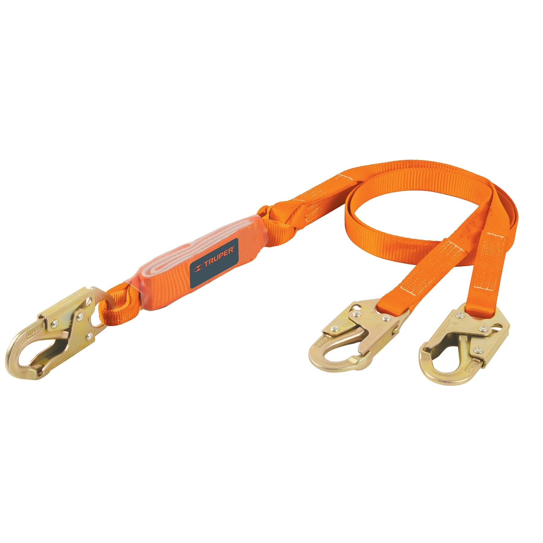 Linea de vida con absorbedor de impacto, doble brazo, ANSI