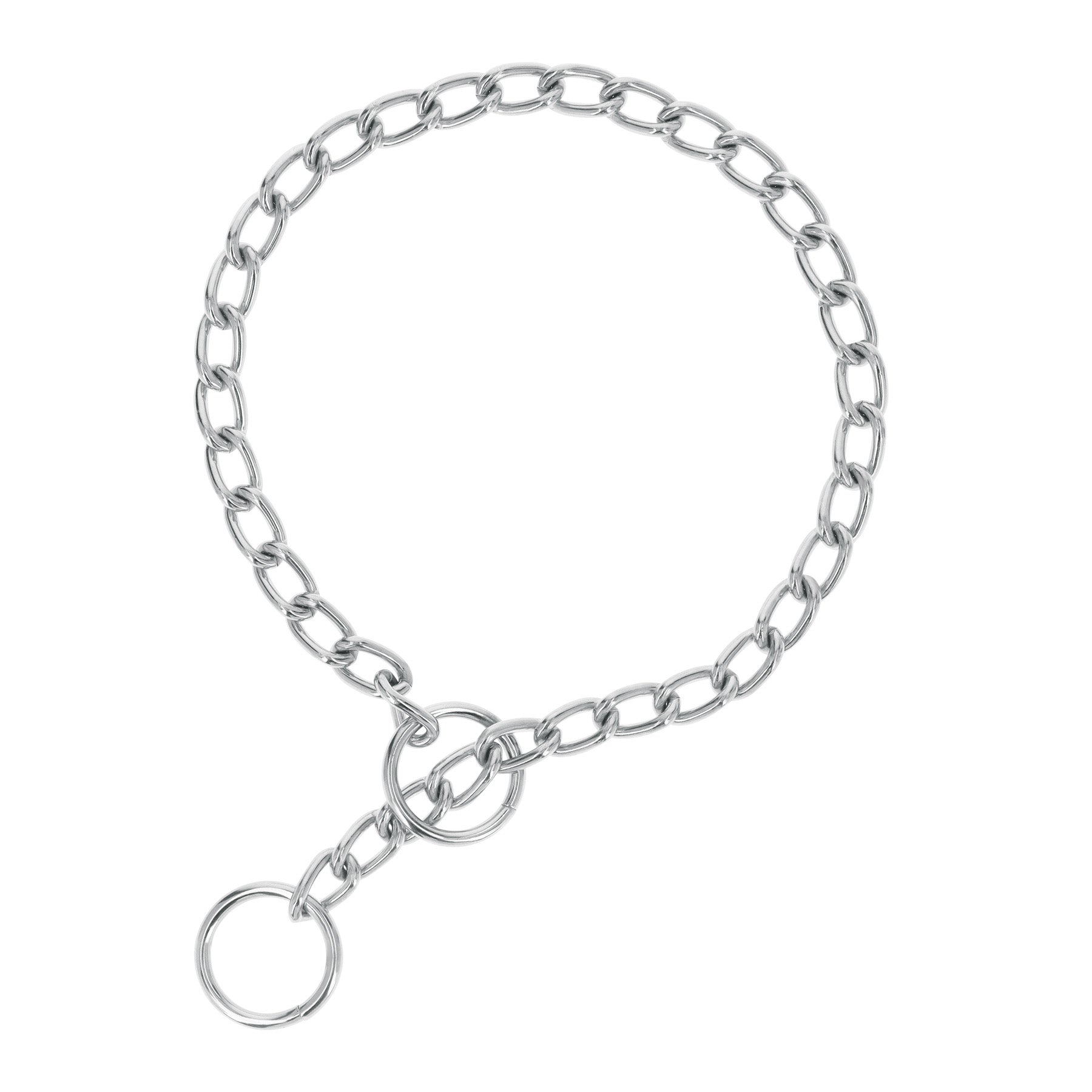 Collar de entrenamiento para perro, 50 cm, eslabon de 3 mm