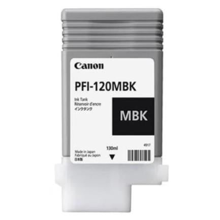 CANON - Tinta Canon PFI-120 MBK 130ml Color Negro Mate