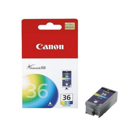 CANON - TINTA CANON CLI-36 COLOR (250 Pág.)