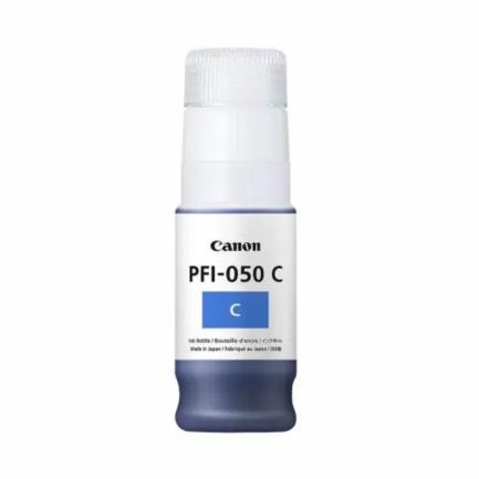 CANON - Tinta Canon PFI-050 C a Base de Pigmentos 70ml para imagePROGRAF TC-20 Color Cian