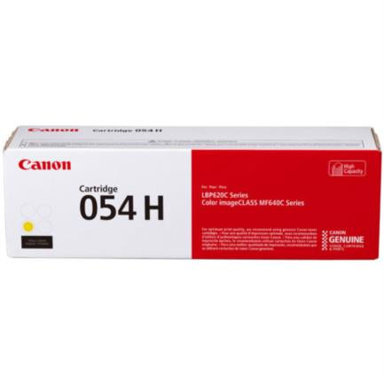 CANON - Tóner Canon 054H 2300 Páginas Color Amarillo