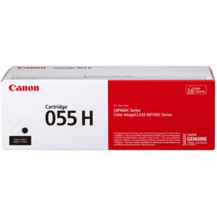 CANON - Tóner Canon 055H Alta Capacidad 7600 Páginas Color Negro