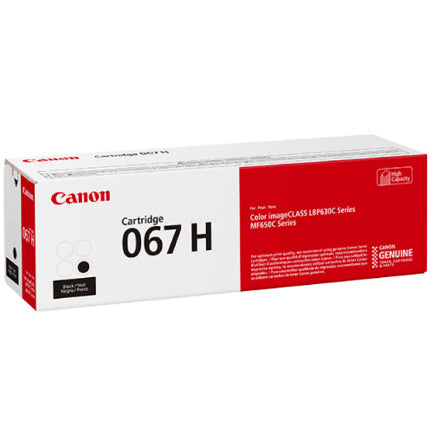 CANON - Tóner Canon 067 H Rendimiento 3130 Páginas Negro