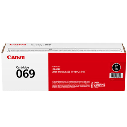 CANON - Tóner Canon 069 Rendimiento 2100 Páginas Negro
