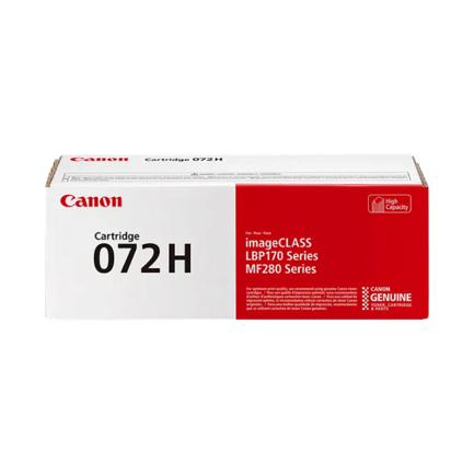 CANON - Cartucho de tóner Canon 072H Negro de 4100 Pag para LBP172 / MF289 / MF284