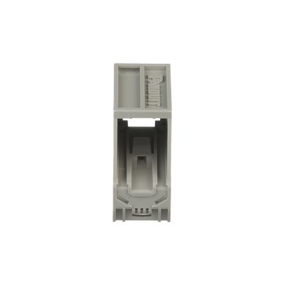 PANDUIT - Adaptador de 1 Puerto, Para Conectores Tipo Mini-Com, Blindado, Montaje en Riel Din Estándar de 35 mm (1.38 Pulgadas), Color Gris Internacional