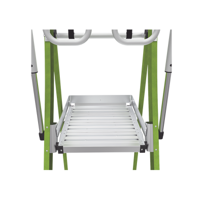 LITTLE GIANT LADDER SYSTEMS - Escalera Fija de 8' (2.4m) de Fibra de Vidrio con Jaula y Peldaños de Aluminio. (SKU:19708-146).