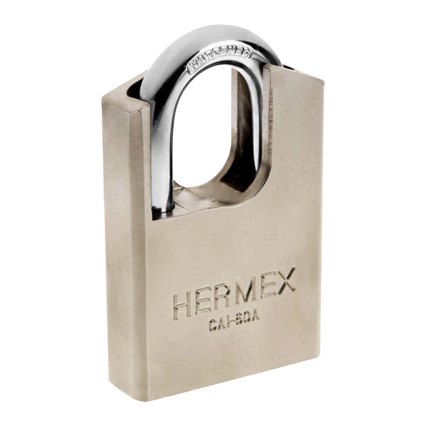 Candado de acero, maxima seguridad, 60mm, llave anti-ganzua