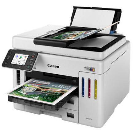 CANON - Multifuncional Canon Maxify GX7110 4 en 1 de Color Tinta Continua con 45ppm WIFI/USB/Ethernet/MacOS/Windows