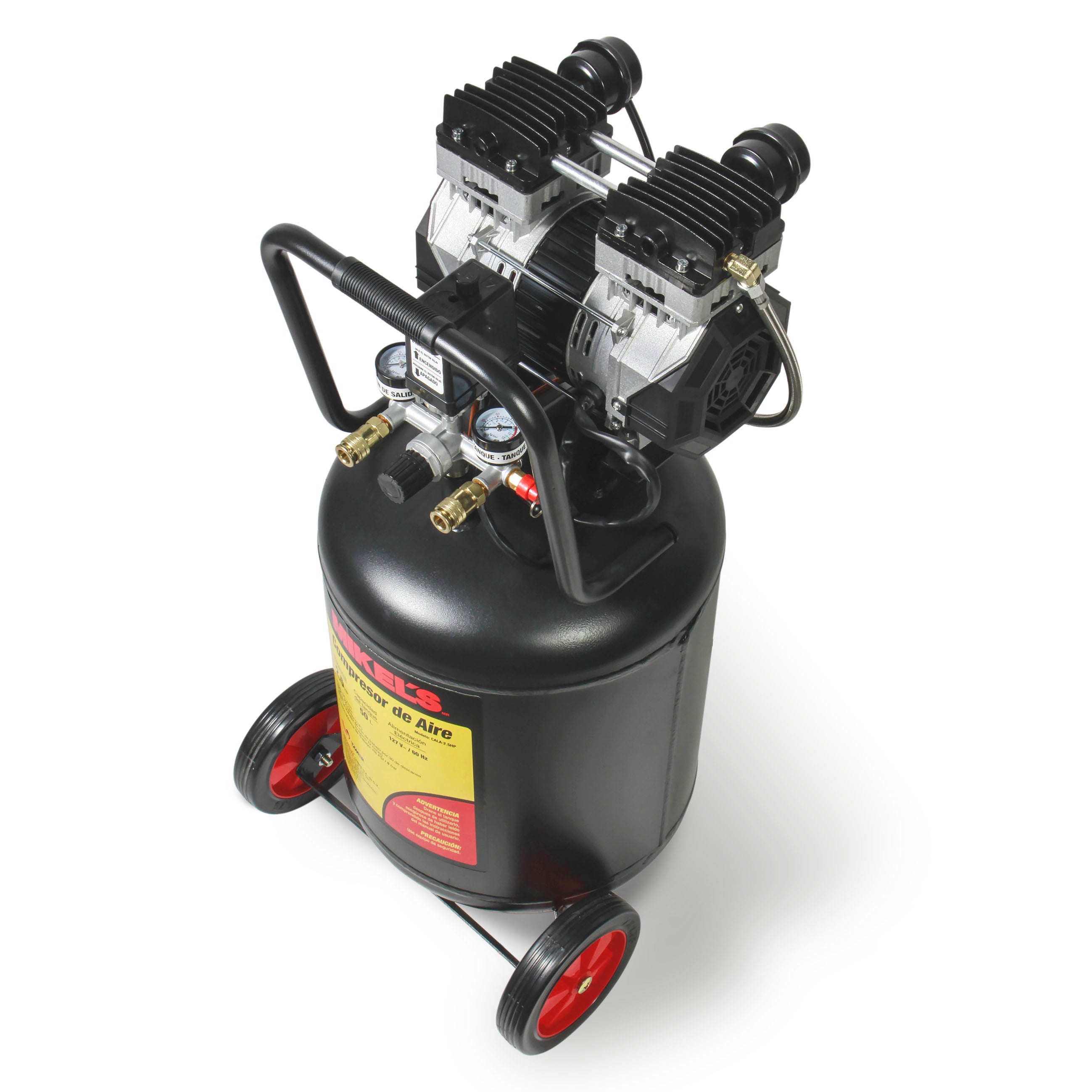 Compresor de aire 2.5 HP (50 lts) LIBRE DE ACEITE