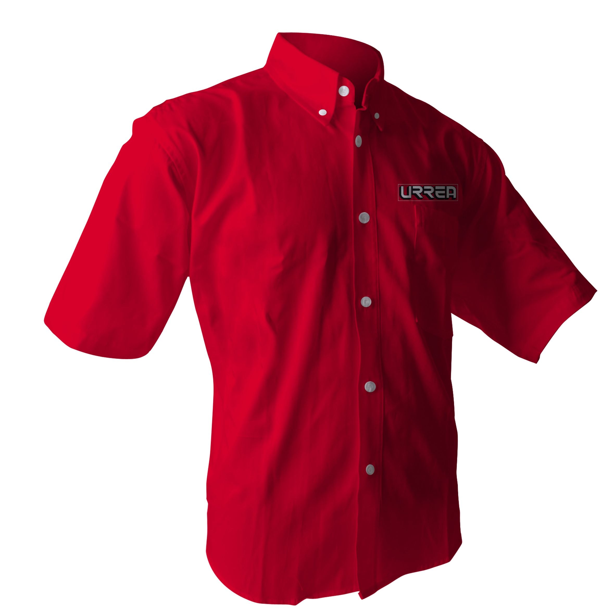 Camisa roja manga corta XL