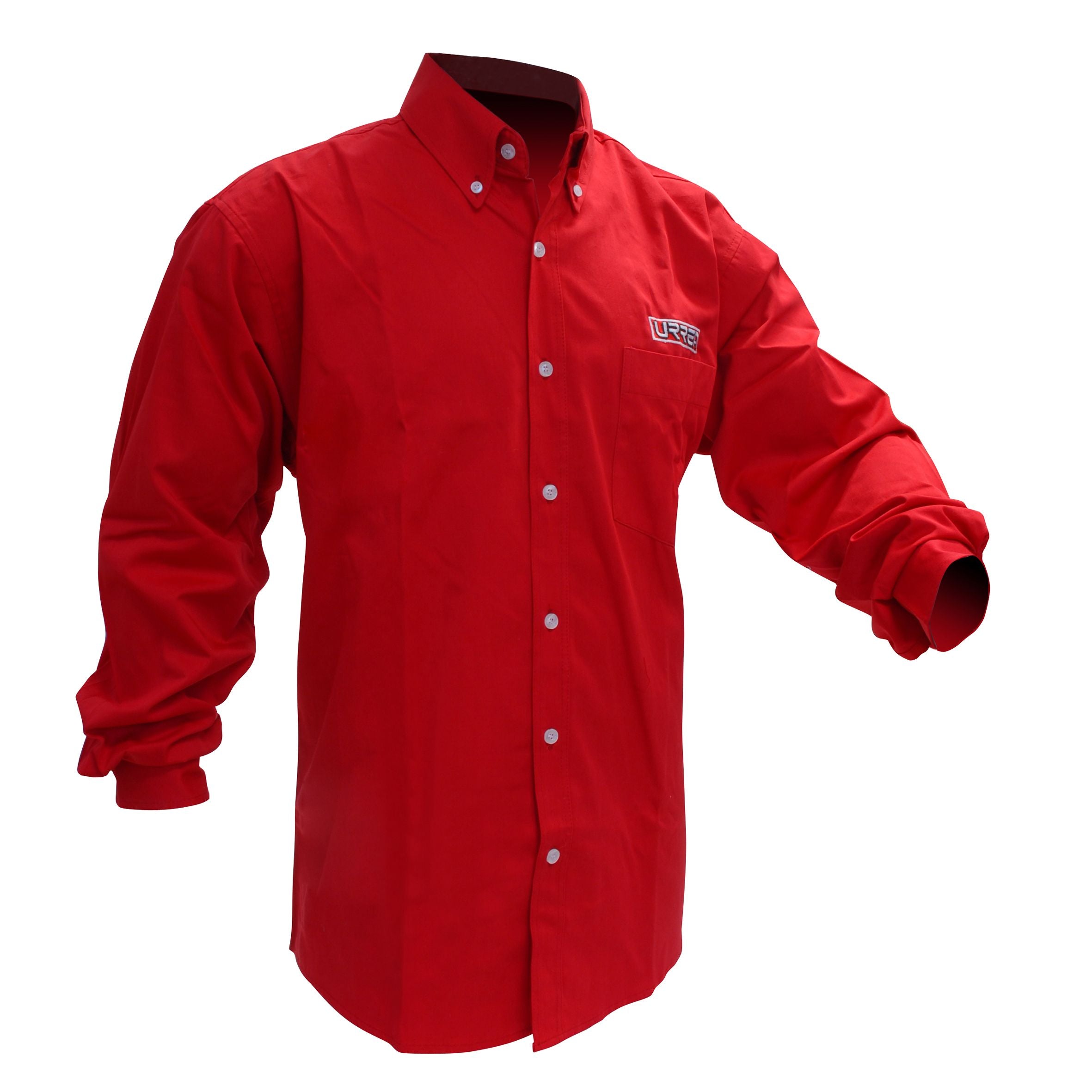 Camisa roja manga larga L