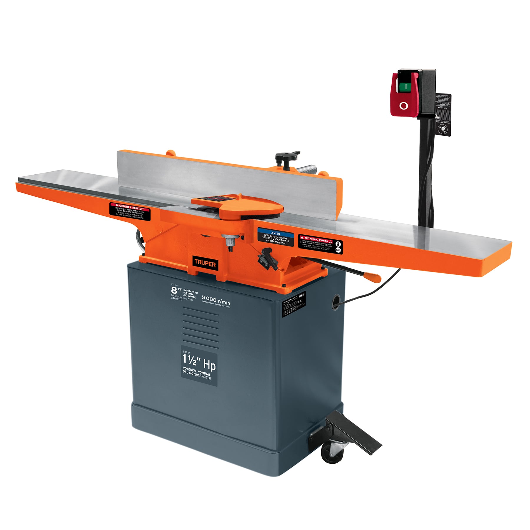 Canteadora de piso 8', 1-1/2 HP (1120 W), Truper