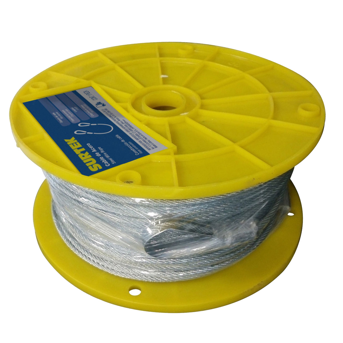 Cable ac grilPVC7x19 3/16x457m