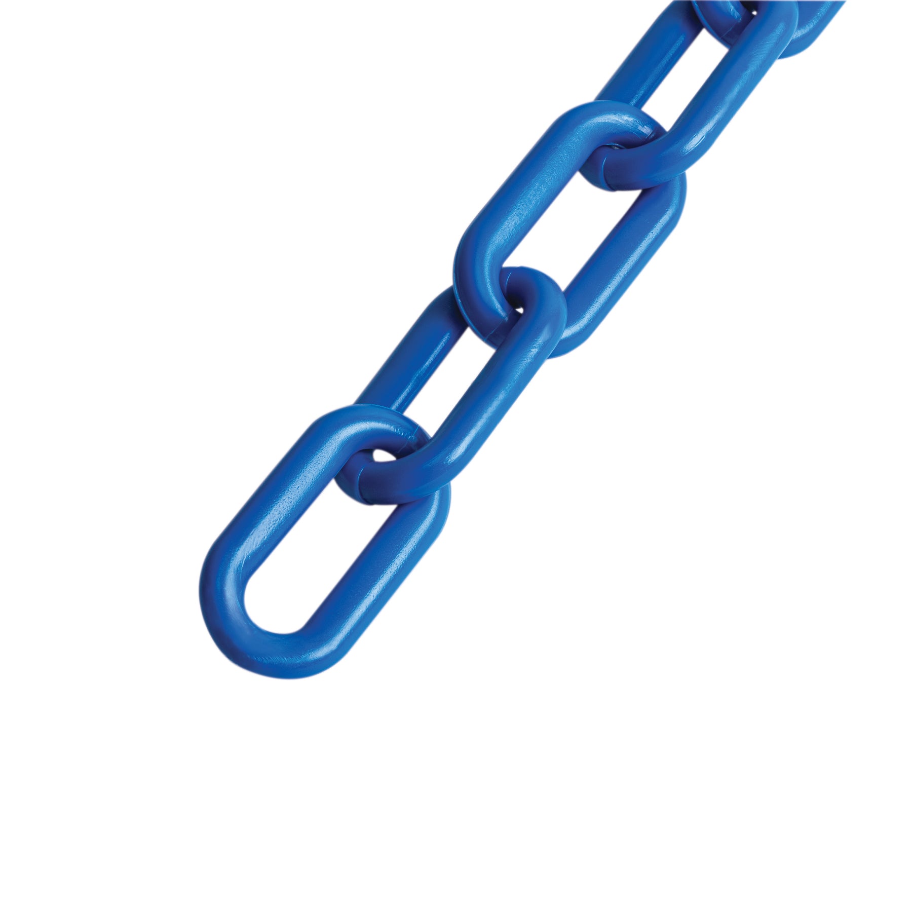 Metro de cadena de 8 mm de plastico azul, carrete de 25 m