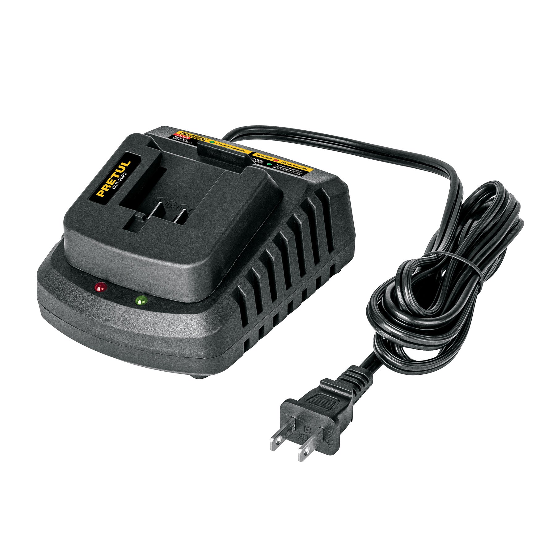 Cargador de baterias de ion litio 20V, PRETUL