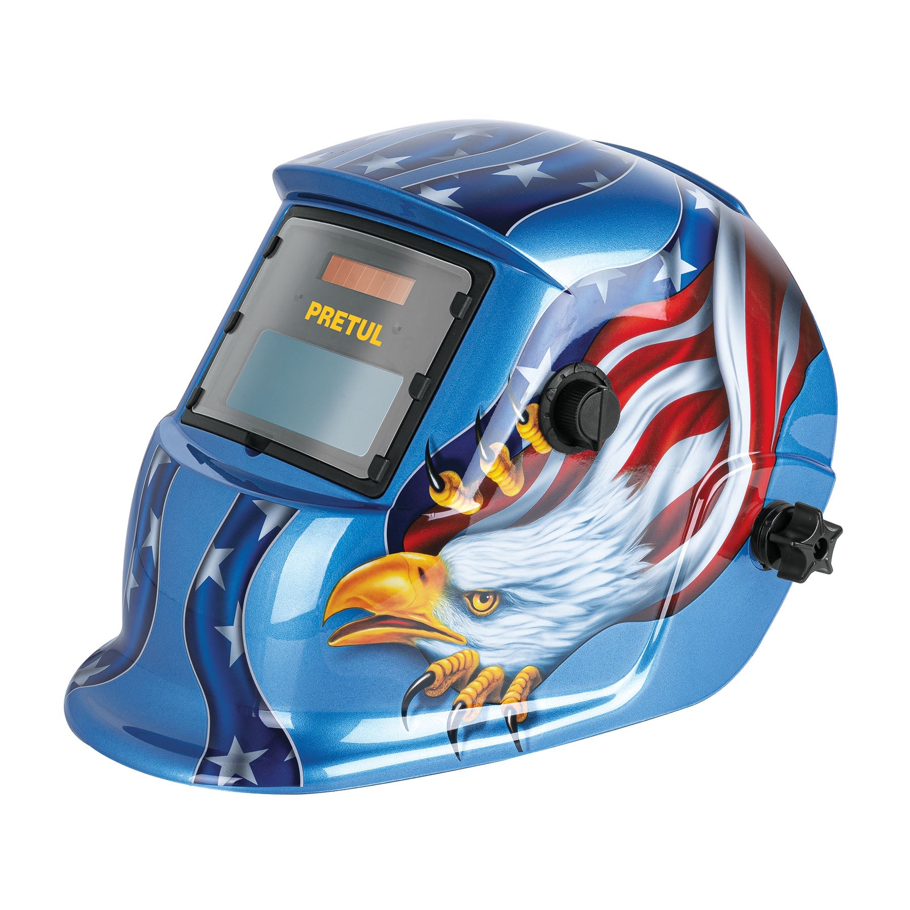 Careta electronica p/soldar, aguila, sombra 9 a 13, PRETUL