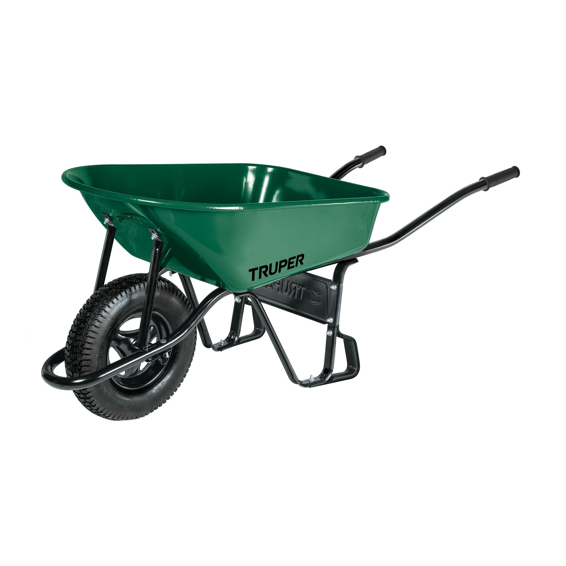 Carretilla 4.75 ft3 angosta Neumatica, tubular, Truper