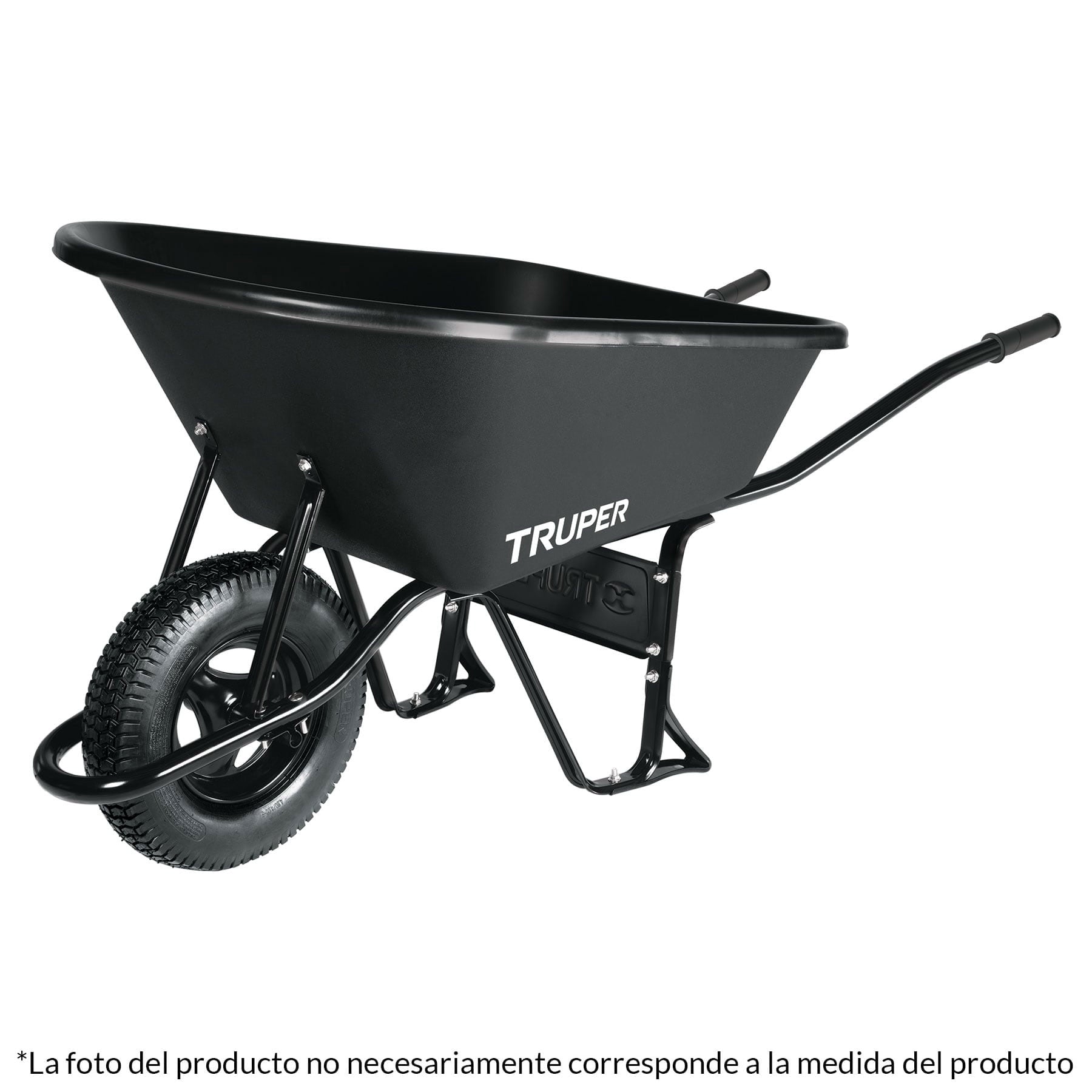 Carretilla concha plastica 6 ft Imponchable b/tubular,Truper