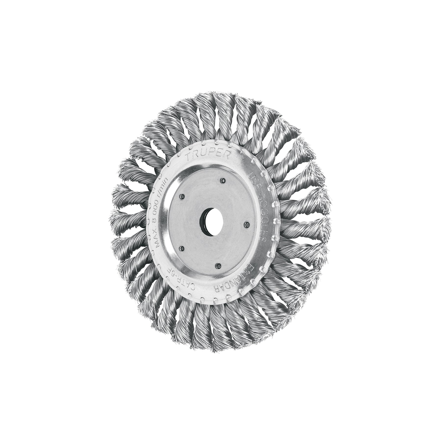 Carda trenzado fino 6' x 5/8' para esmeril, Truper