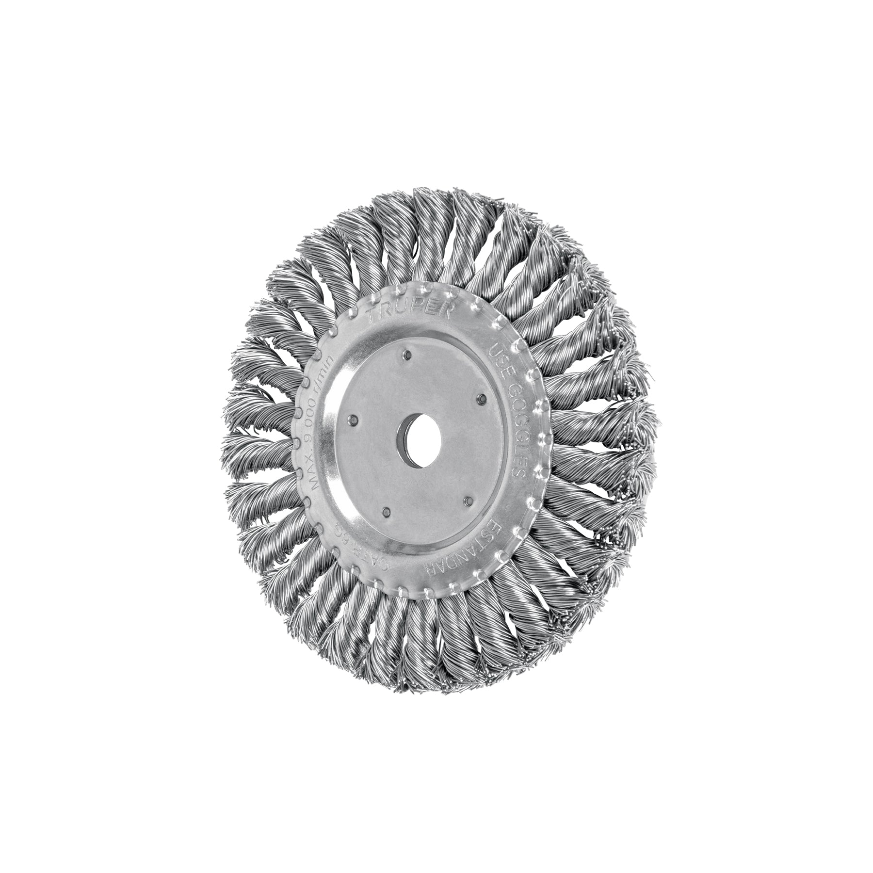 Carda trenzado grueso 6' x 5/8' para esmeril, Truper